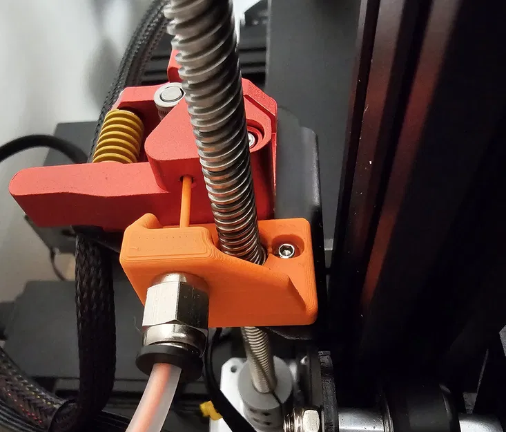 Giá đỡ filament cho máy in Ender 3 V2 với bộ trục kép bằng nhôm - Image 1