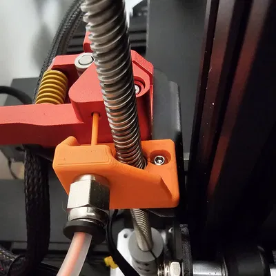 Giá đỡ filament cho máy in Ender 3 V2 với bộ trục kép bằng nhôm