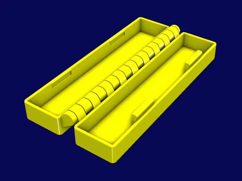 Hộp có bản lề tùy chỉnh in tại chỗ với 2 loại khóa - Image 1