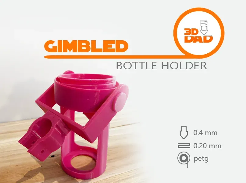 Giá đỡ chai gimbled cho xe scooter của bé gái - Image 2