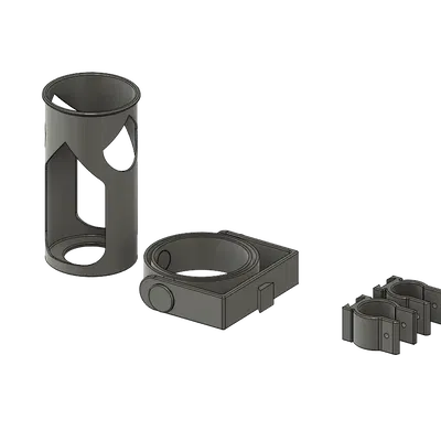 Giá đỡ chai gimbled cho xe scooter của bé gái