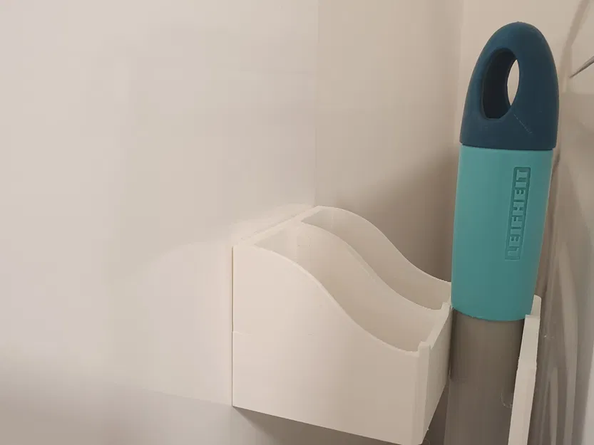 Giá đỡ cho 2 cây gậy Leifheit trong không gian hẹp - Image 1