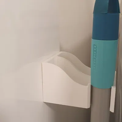 Giá đỡ cho 2 cây gậy Leifheit trong không gian hẹp