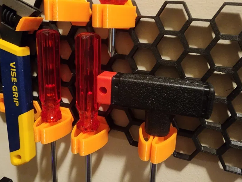 Giá đỡ tua vít cho tường lưu trữ tổ ong HSW - Image 1