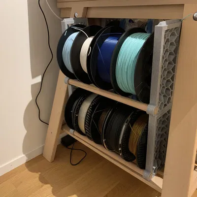Giá đỡ cuộn filament xếp chồng tiện lợi cho in 3D
