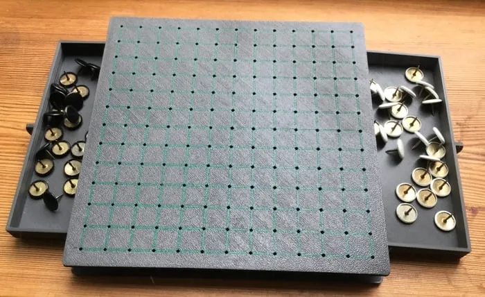 Bộ trò chơi cờ Go 9x9 và 13x13 với ngăn đựng ghim - Image 1