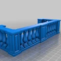 Ban công phong cách Baroque để đựng phấn viết bảng - Thumbnail 1