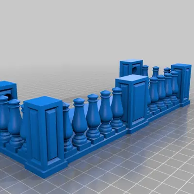 Ban công phong cách Baroque để đựng phấn viết bảng