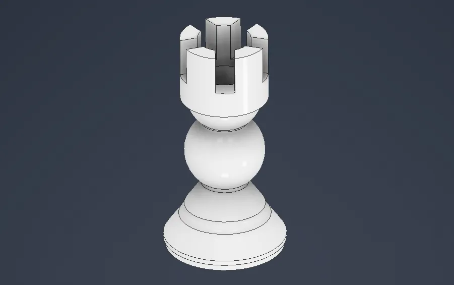 Mô Hình Quân Cờ Xe Vua (Figurka) - Image 1