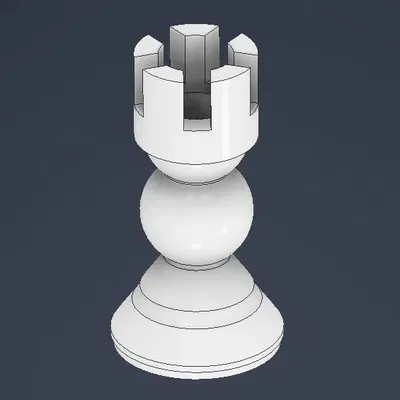 Mô Hình Quân Cờ Xe Vua (Figurka)