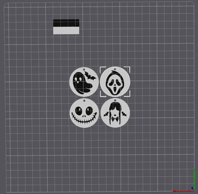 Móc khóa Halloween 3D với thiết kế ma quái (BỘ 4) - Image 2