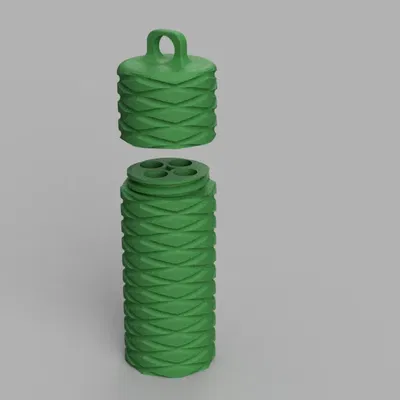 **Móc khóa đựng 4 điếu thuốc lá tự cuốn**