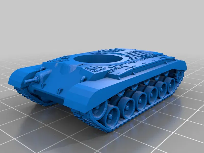 Xe tăng M26 Pershing tỷ lệ 1/100 dễ in - Image 1