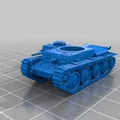 Xe tăng Panzer 38t dễ in tỷ lệ 1/100 - Thumbnail 1