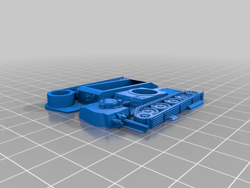Xe tăng Panzer 38t dễ in tỷ lệ 1/100 - Image 2