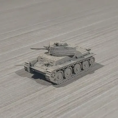 Xe tăng Panzer 38t dễ in tỷ lệ 1/100