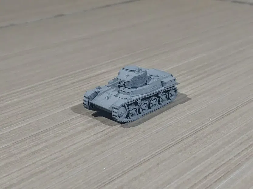 Mô hình xe tăng Toldi 1 tỷ lệ 1/100 dễ in - Image 3