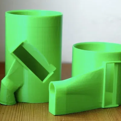 Ống nhạc flue in 3D với phần labium in 3D