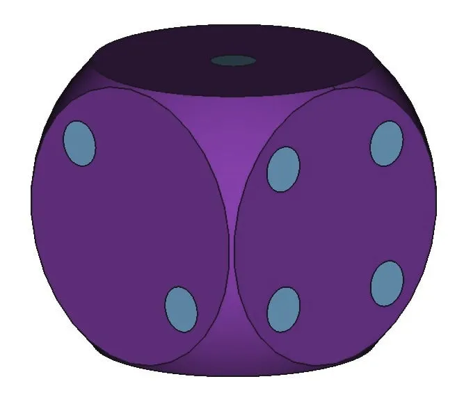 Xúc xắc đa vật liệu thiết kế riêng - Image 1