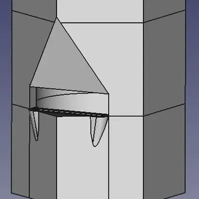 Ống nhạc labial cho đàn organ 3D