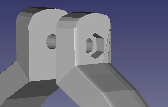 Giá đỡ DREMEL 4000 với lỗ hình lục giác cho đai ốc M3 - Image 2