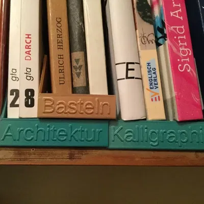 Dấu hiệu phân loại sách cho giá sách văn phòng
