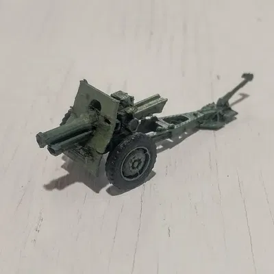 Pháo tự hành M1918 155mm dễ in tỉ lệ 1/100