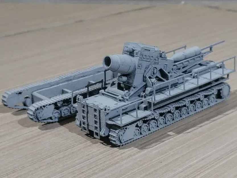 Mortar Karl Gerat dễ in với tỷ lệ 1/100 - Image 1