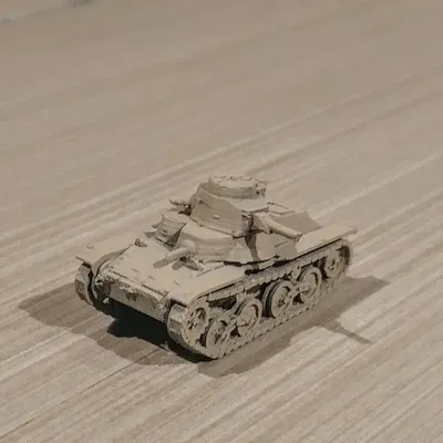 Xe tăng Type 95 Ha-Go dễ in tỉ lệ 1/100