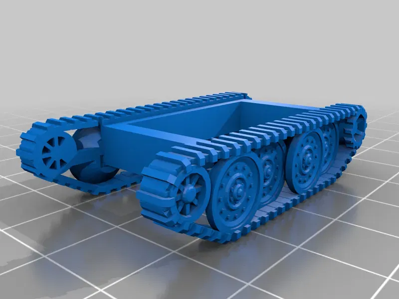 Xe tăng E-10 dễ in 3D theo tỷ lệ 1/100 - Image 1