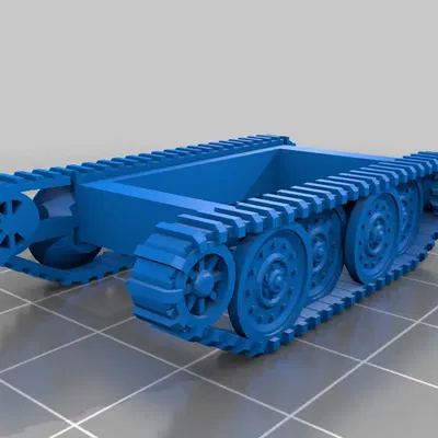 Xe tăng E-10 dễ in 3D theo tỷ lệ 1/100