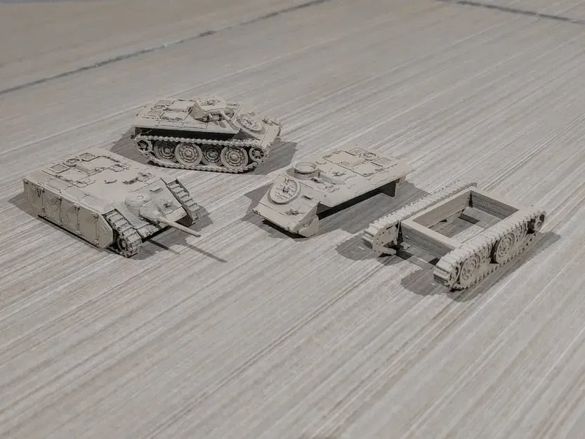 Xe tăng E-10 dễ in 3D theo tỷ lệ 1/100 - Image 2