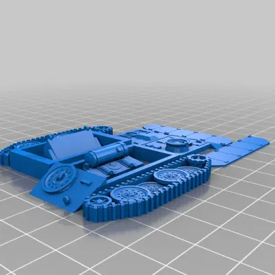 Xe tăng E-10 dễ in 3D theo tỷ lệ 1/100