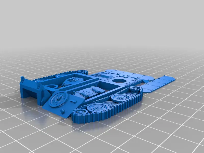 Xe tăng E-10 dễ in 3D theo tỷ lệ 1/100 - Image 4