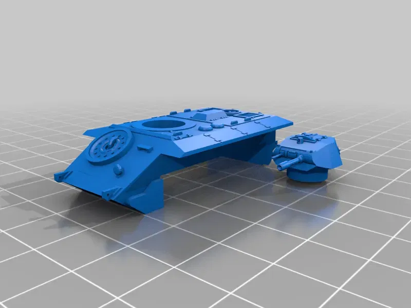 Xe tăng E-10 dễ in 3D theo tỷ lệ 1/100 - Image 7