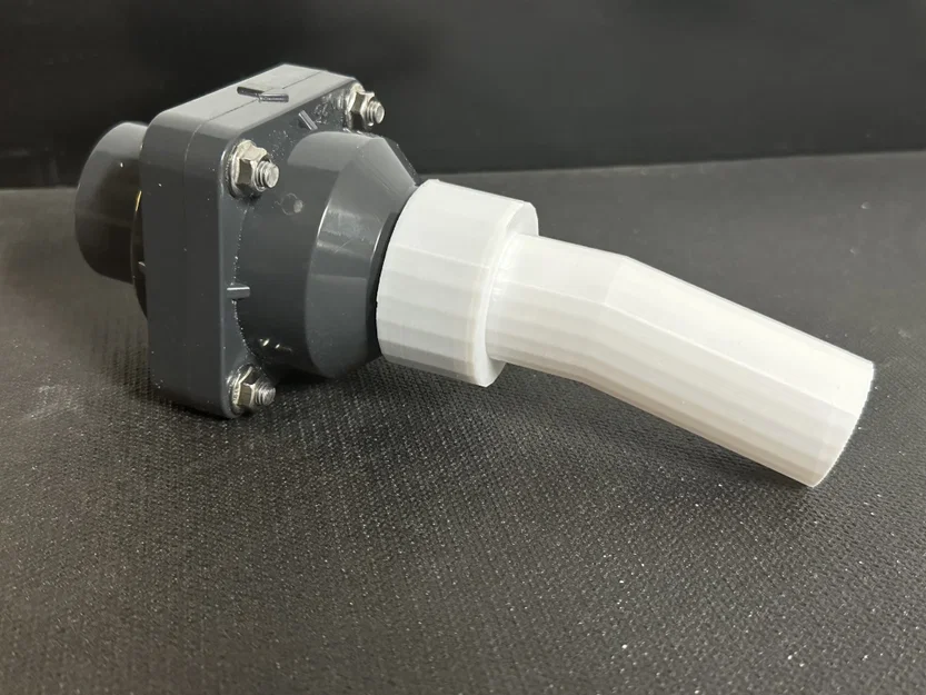 Van thoát nước 32mm với bộ chuyển đổi 12º cho tường - Image 1