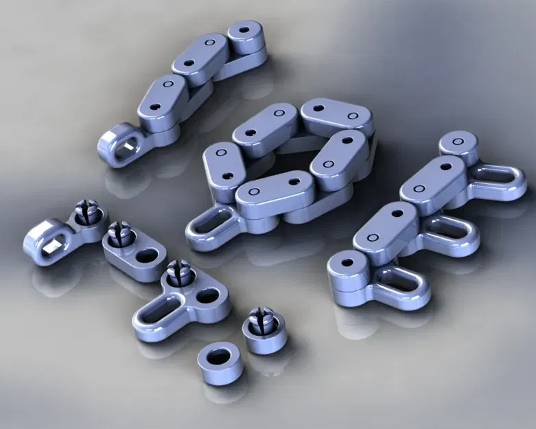 Móc chìa khóa gập đa năng tự lắp ráp - Image 1