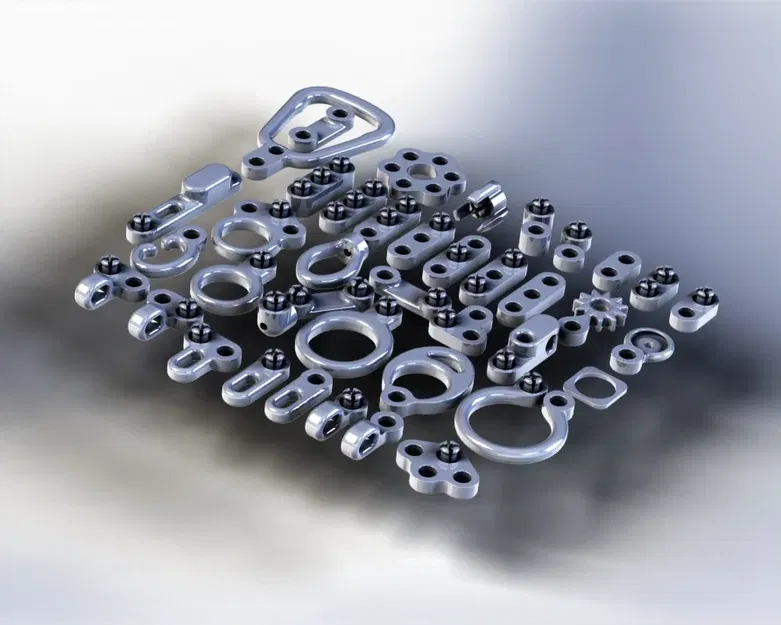 Móc chìa khóa gập đa năng tự lắp ráp - Image 2