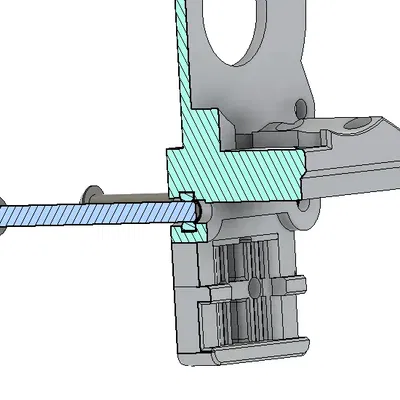 Vỏ Voron V0 cho LGX Lite với giá đỡ Slide Swipe