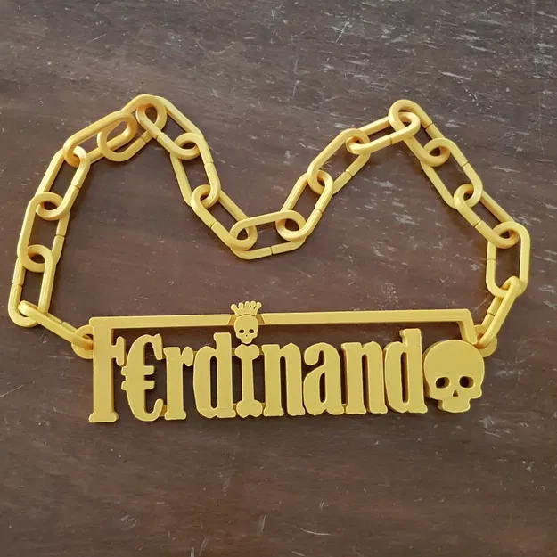 Dây chuyền phong cách rap có tên Ferdinando - Image 1