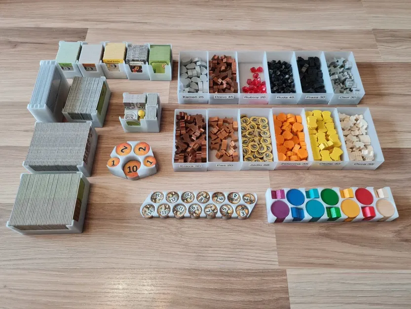 Giá đỡ tổ chức trò chơi Caverna cho các thành phần game - Image 5