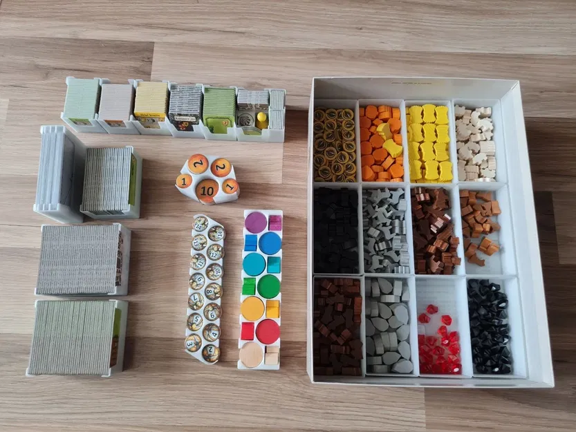 Giá đỡ tổ chức trò chơi Caverna cho các thành phần game - Image 6