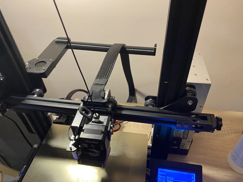 Giá đỡ dây cáp cho Sprite extruder trên máy in Creality Ender 3 - Image 1