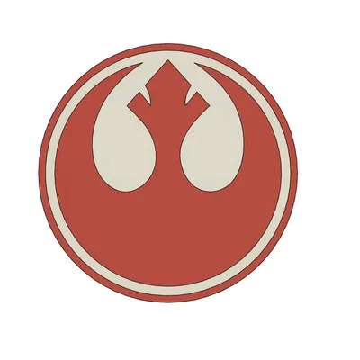 Đế ly Star Wars Rebel với logo phong cách độc đáo