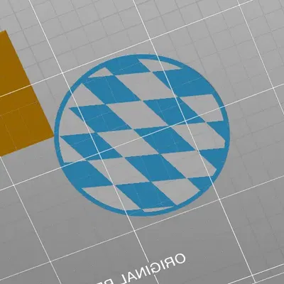 Lót ly họa tiết cờ Bavaria MMU