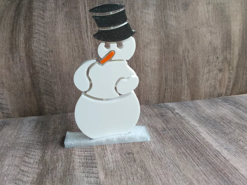 Người tuyết may mắn với giá đỡ - Image 2