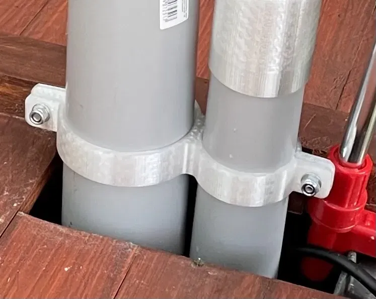 Giá đỡ ống đôi Doppel-Rohrschelle RG 53 - RG 75 - Image 1