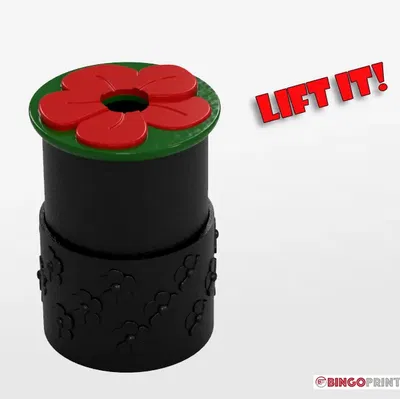 Nút chocolate bất ngờ trong hoa trang trí