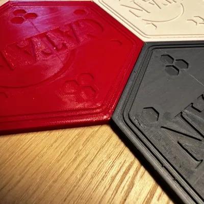 Đế lót ly chủ đề Catan cho người chơi