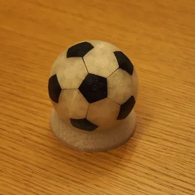 Hình khối Icosahedron cắt cụt dạng bóng đá tròn